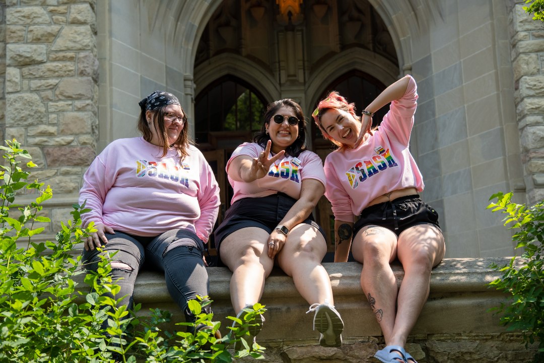 2023 USask Pride Shirts are available for purchase on the Shop USask website.