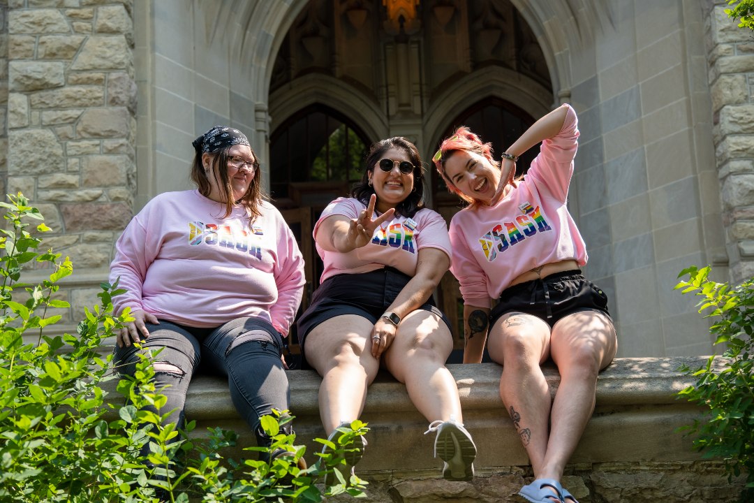 USask Pride Shirts are available for purchase on the Shop USask website.